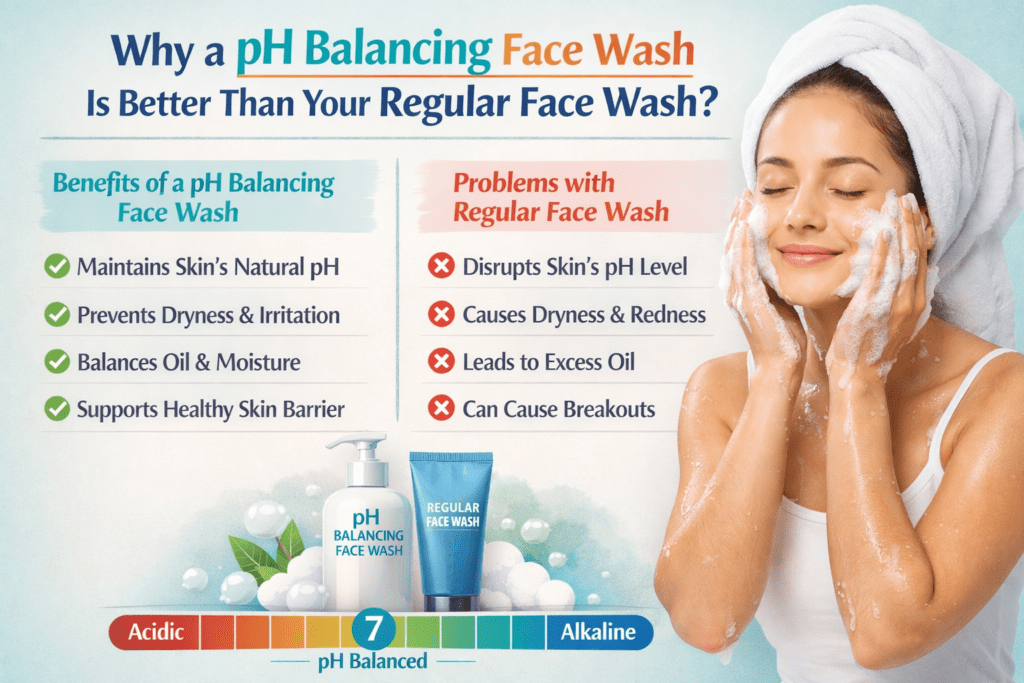 Why a pH Balancing Face Wash Is Better Than Your Regular Face Wash?